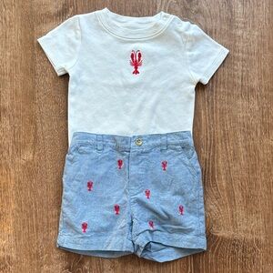 Janie and Jack Lobster Outfit